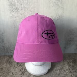 Subaru Hat Cap America Soft Structure Low Profile Stretch Hook & Loop EUC